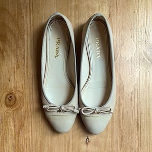 Prada leather ballerina Flats